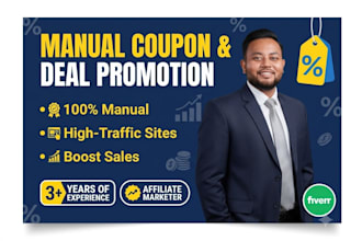 do affiliate link promotion and manual coupon submission