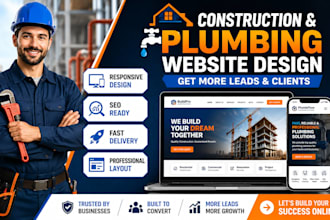 build a lead generating website for your contractor or plumbing company, roofing