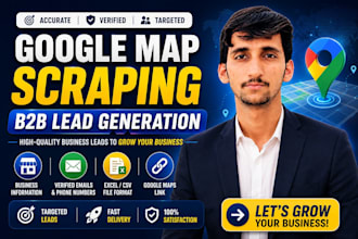 do google map scraping, b2b lead generation, email list building