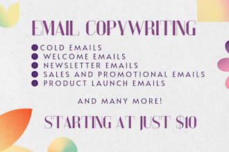 be your email copywriter