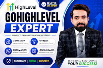 create gohighlevel website, funnel and workflow automation