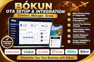 set up bokun and connect your tour booking channels