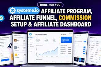 setup systeme io affiliate program affiliate funnel referral marketing system