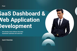 develop saas dashboard and web applications