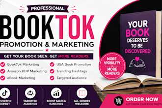 do booktok promotion booktok book marketing USA book promotion ebook marketing