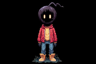 create pixel art character sprites for your indie