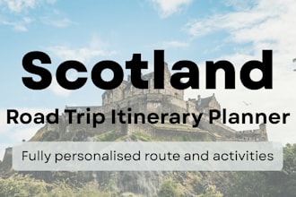 plan a personalised scotland road trip