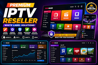 build whitelabel iptv app, xciptv, smarter pro tivimate ott app with admin panel