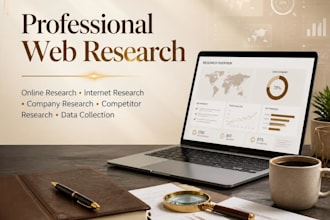 do web research and internet research for your business