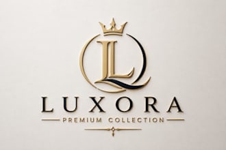 design a luxury logo for your brand