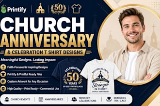 create custom tshirts for church anniversary celebration family reunion designs
