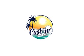 design strong embroidery heat press business logo