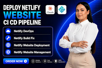 deploy and manage your netlify website ci cd pipeline bulid automation workflow