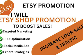do etsy shop promotion to boost etsy sales