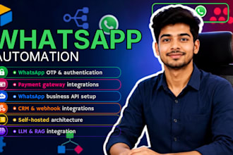 build custom whatsapp chatbot and integrate whatsapp API or twilio