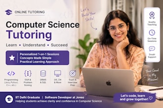 tutor computer science, java, python, and dsa