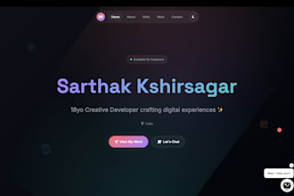 create a functional websites and landing pages