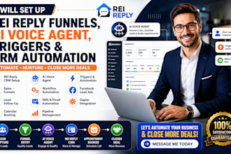 setup rei reply funnels rei reply trigger rei reply ai voice agent rei reply crm