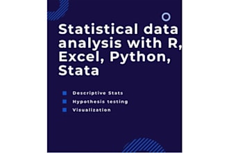 do statistical data analysis, spss data analysis, stata, projects, reports