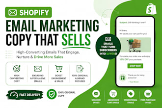 write shopify email marketing copy that boosts sales