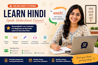 teach hindi very fluent