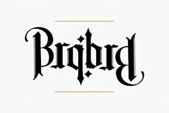 design a custom ambigram logo that reads both ways
