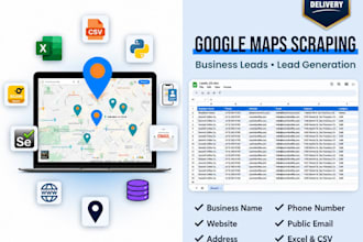 scrape google maps business leads for lead generation