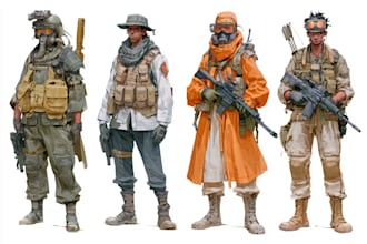 create military tactical character