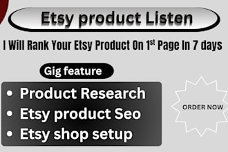 do etsy product listing, etsy SEO digital product, etsy shop setup