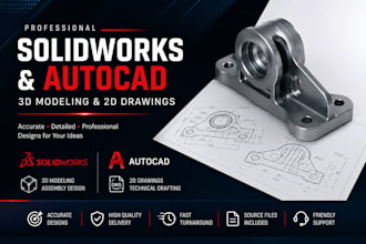 design mechanical parts using solidworks