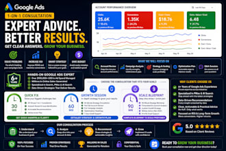 be your google ads consultant and growth strategist