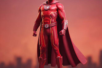 turn your stylized marvel hero or villain character