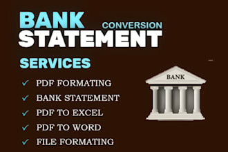convert bank statement pdf to editable format