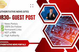 publish a high quality guest post on news sites