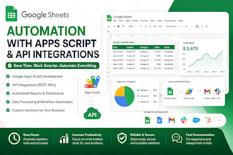 automate google sheets with apps script and API integrations