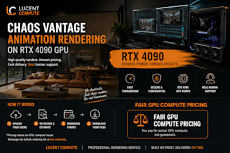 render your chaos vantage animation using rtx 4090 GPU