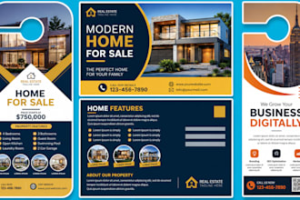 design postcard, rack card, door hanger, and dl flyer