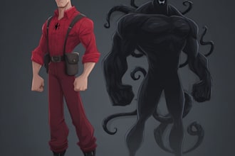 design your original marvel style oc hero or villain