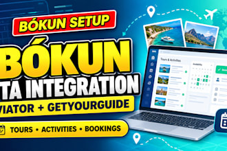 integrate bókun with viator and getyourguide