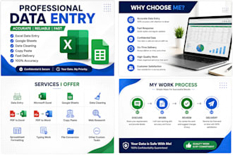 do data entry excel cleanup copy paste and google sheets