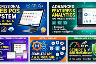 develop professional web pos system