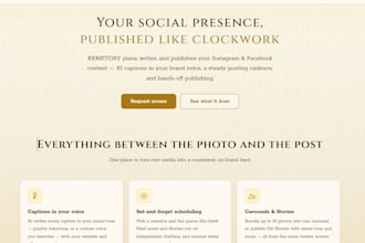 kemetory is the first ai tool for social media