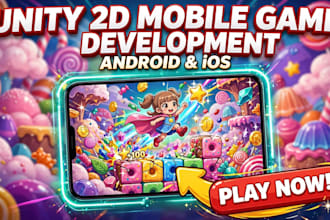 develop your unity 2d mobile game