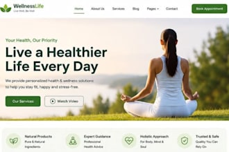 design wix meditation website spiritual website holistic healing service website