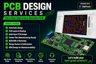 design pcb boards in diptrace software