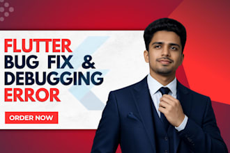 fix bugs and debug your flutter app for android and ios