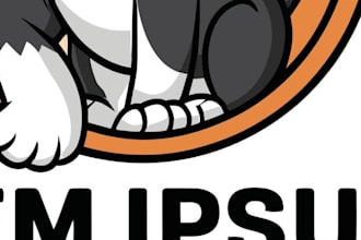design a custom pet logo, dog, cat, and animal branding