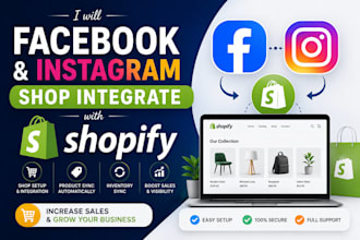 set up tiktok shop instagram shop and facebook shop