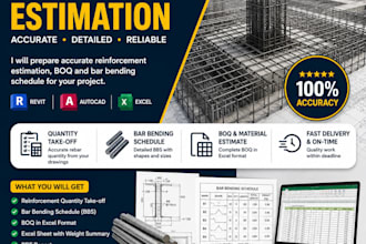 do reinforcement estimation, rebar quantity takeoff