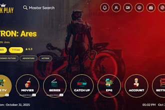 rebrand and dev all latest iptv app with master panel